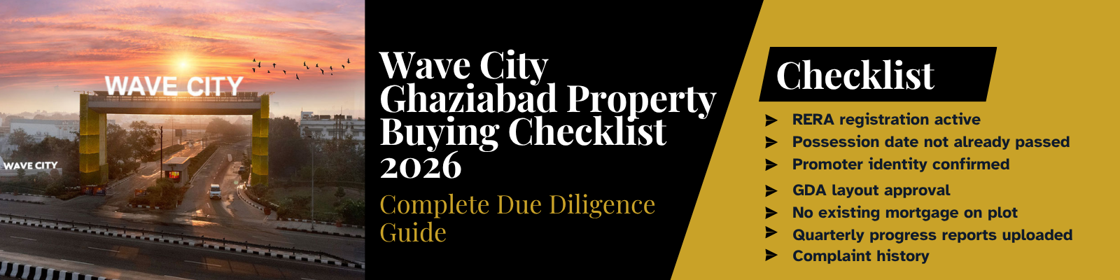 Wave City Property Buying Checklist 2026 — Full Due Diligence Guide